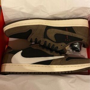 Nike Air Jordan 1 Low OG SP in Brown and Black